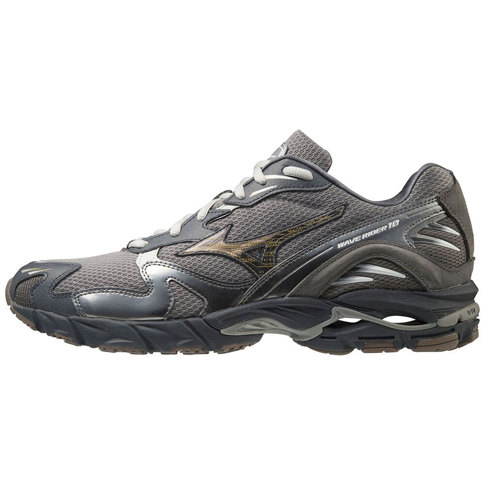 Womens Mizuno Wave Rider 10 Trainers Grey Philippines (MBDVXF362)